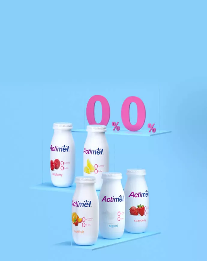 0% Fat 0% Added Sugar Mobile Background