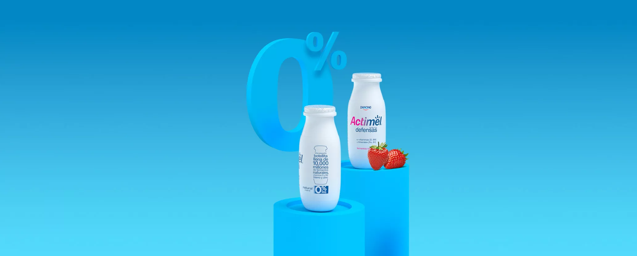 Actimel 0%0% Background