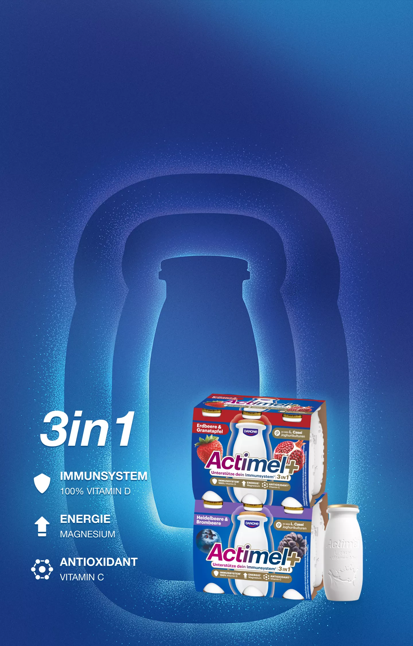 Actimel+ 3 in 1 Mobile Background